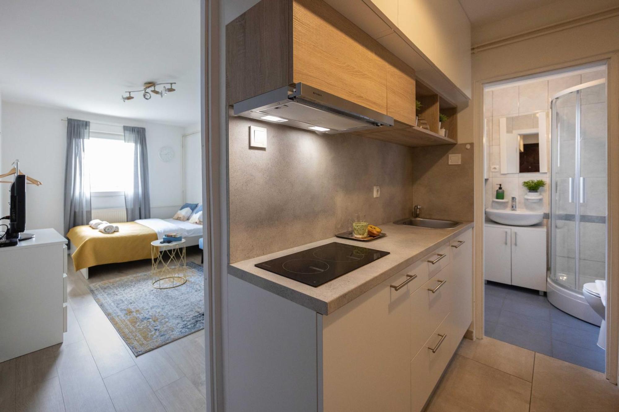 Modern Studio Near City Center 萨格勒布 外观 照片